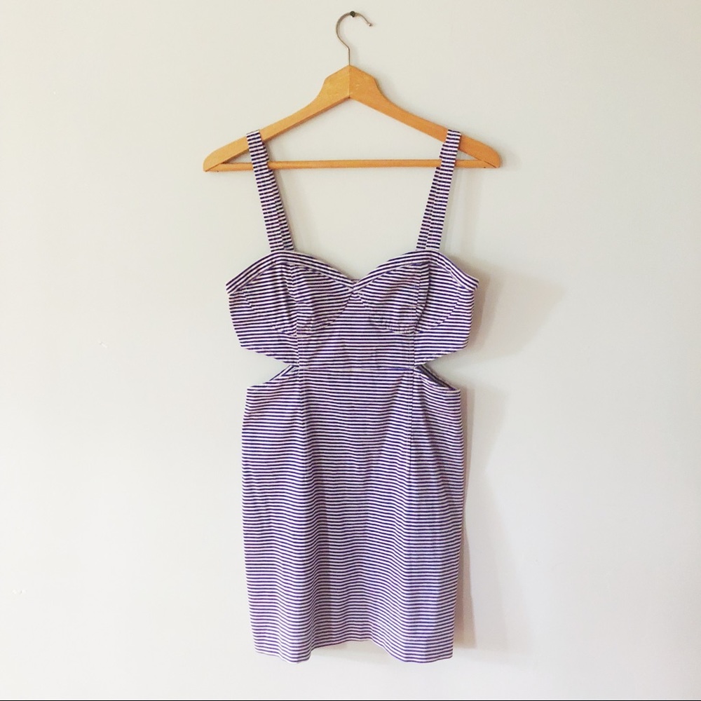 Urban Outfitters Nautical Cutout Dress